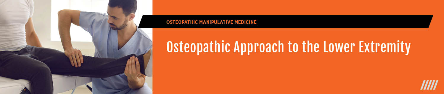 Osteopathic Approach to the Lower Extremity Banner